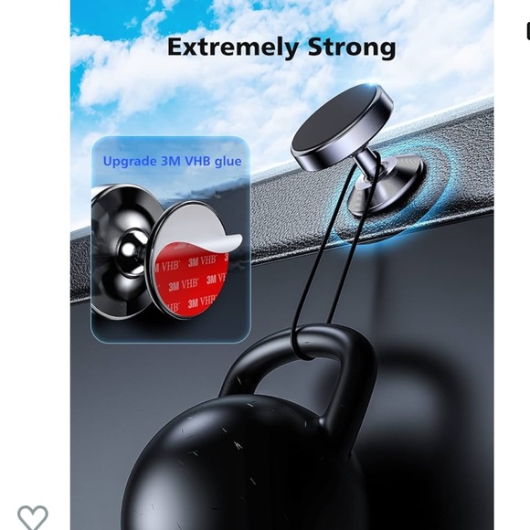 NIYEVN only 1 pack Magnetic Phone Holder [360°Rotation] Car Mount Magnet - Picture 2 of 8